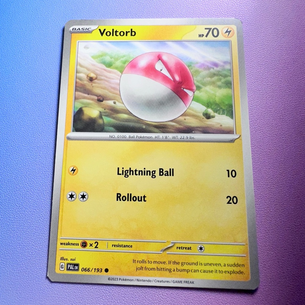 voltorb - 066/193 (common) — pokemon: paldea evolved